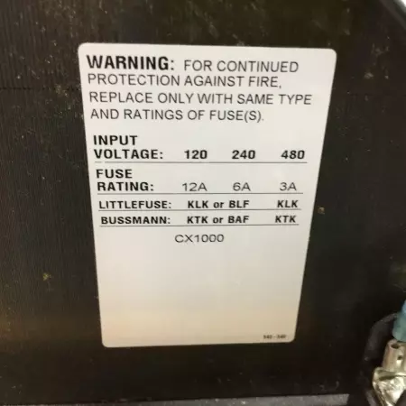 OneAC CX1000-P Power Conditioner Transformer, 1kVA  PN 006-721 