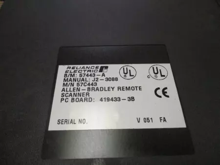 Reliance Electric 57C443 Remote Scanner Interface Module 