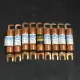 FERRAZ SHAWMUT ACL-60 60AMP 125VAC/DC DUAL ELEMENT FUSE (LOT OF 9) 