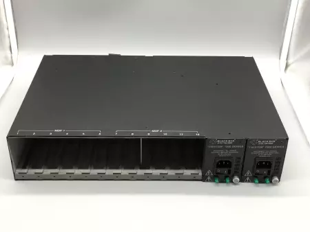 Black Box LE7312A-PS TWISTER 7000 Series 12-Slot Converter Chassis 