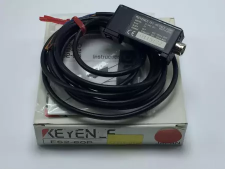 KEYENCE CORP FS2-60P FIBER PHOTOELECTRIC SENSOR 12-24VDC 