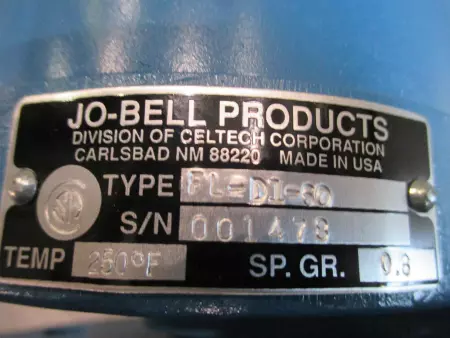 Jo-Bell FL-D1-60 Liquid Level Control 