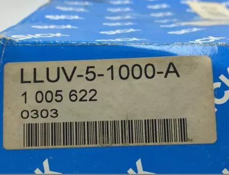 Sick LLUV-5-1000-A Fiber Optic Cable 1,000mm Length W/Lens 