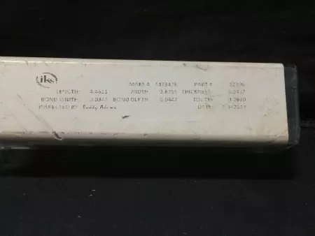 IKS 82396 PERFORATING BLADE .0341/.0361 X 36B X M2  (LOT OF 25) 