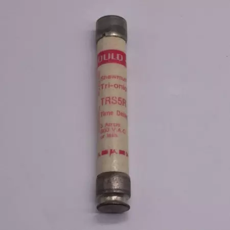 Gould Shawmut TRS5R Tri-onic® Time Delay Fuse, Class RK5, 600VAC/DC 5Amp 
