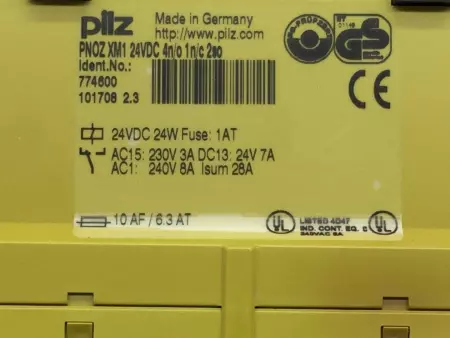PILZ 774600 SAFETY RELAY TESTED 