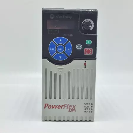 ALLEN BRADLEY 25B-D1P4N114 POWERFLEX 525 AC DRIVE 0.5HP 0.4KW 480V SERIES A 