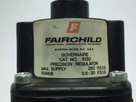  FAIRCHILD 1032 PRECISION REGULATOR TESTED/EXCELLENT 