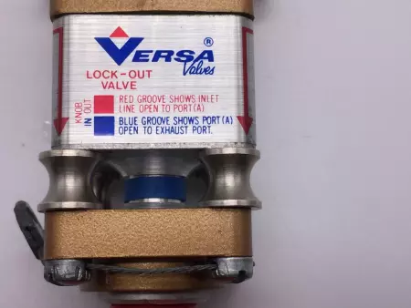 NEW VERSA VALVES VIZ-4312-LOVB LOCK OUT VALVE 1/4NPT 