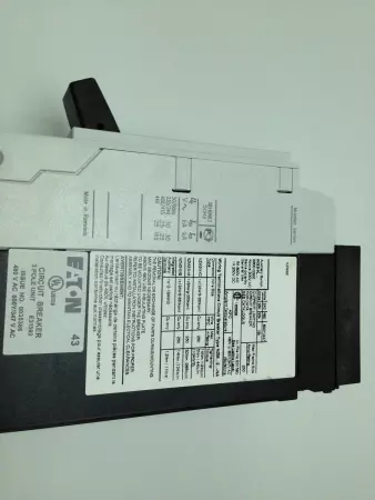 Eaton NZM2-A100-NA Circuit Breaker 600VAC 100Amp 3-Pole 