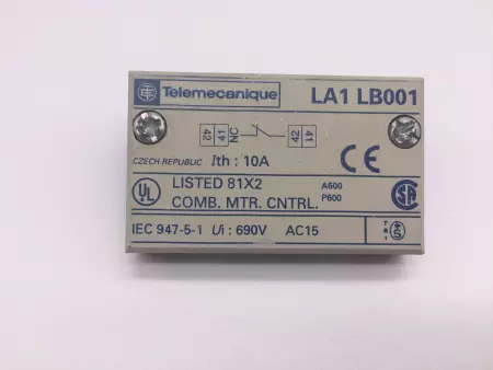 TELEMECANIQUE LA1-LB001 CONTACT BLOCK 