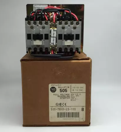 Allen-Bradley 505-TOXD-23-103 SER.B Full Voltage Reversing Starter 