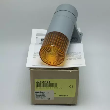 FUNKE HUSTER/ALTECH 224-154-03 TYPE: BLS40 FLASHING LIGHT, YELLOW 15-32VDC 