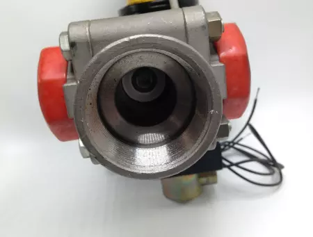Worcester B-34WW2-R3 Pneumatic Valve Actuator w/Ball Valve & Limit Switch 