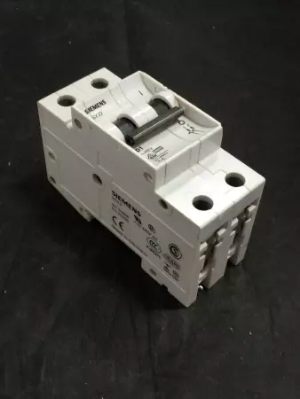  Siemens 5SX22-D1 Circuit Breaker 480VAC 1Amp 2-Pole 