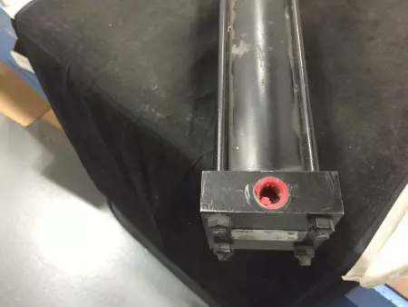  Hydro-line LR5U 2.5X16 N-.63-2-N-N-N-1-1 PNEUMATIC Cylinder TESTED 