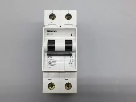 Siemens 5SX22-D10 Circuit Breaker 10Amp, 480VAC 