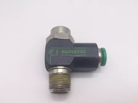  Numatics 3FCRN Right Angle Flow Control Valve 3/8