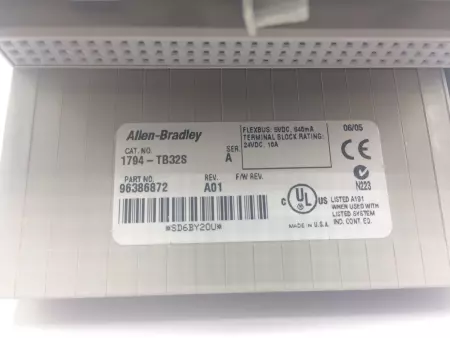  Allen-Bradley 1794-TB32S Terminal Base for 32 Point Module,TESTED Series A 