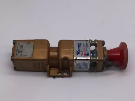  Versa Valves VIZ-3311-LOVE 3-Way Lock Out Valve 200VAC, 1/4 NPT 
