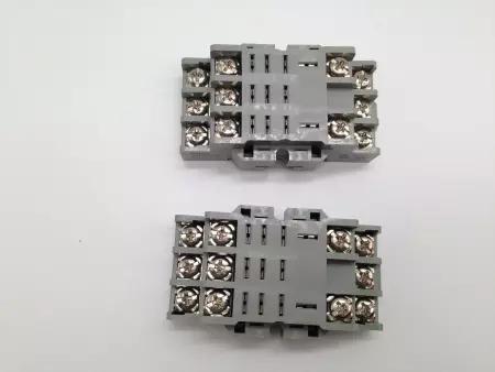  Idec SH3B-05 Relay Socket 10 Amp, 300V, 11 Blade Lot of 2