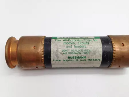 Bussmann FRN-R-35 Fusetron Time Delay Fuse, Class RK5, 250VAC 125VDC 35Amp 