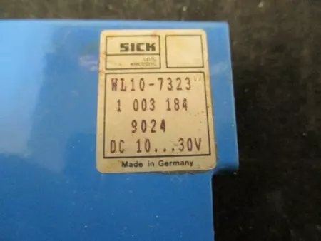  Sick Optic WL10-7323 Photoelectric Sensor TESTED 