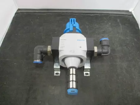  Festo HE-D-MIDI PRESSURE REGULATOR W/SILENCER TESTED 