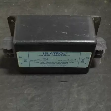  Control Concepts I-102 Islatrol® Active Tracking Line Filter 2.5Amp, 120VAC 