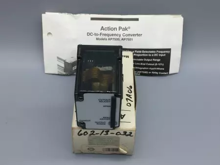 ACTION PAK/INVENSYS MDL-7500-5110S DC TO FREQUENCY CONVERTER 