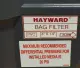 Hayward FLT1152 Bag Filter Housing, PVC 1-1/2