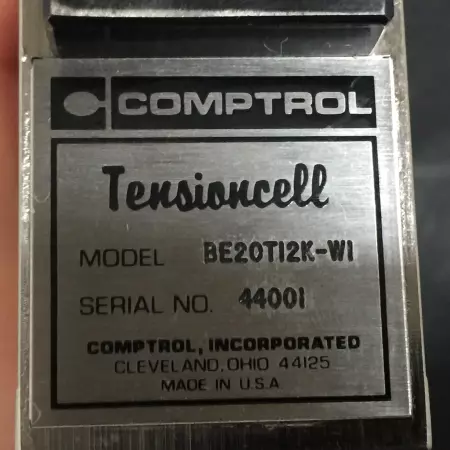 Comptrol BE20T12K-WI Tensioncell Load Cell 3/4