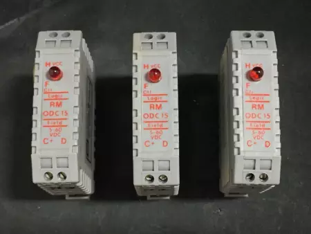  CONTINENTAL INDUSTRIES RM-ODC15 I/O MODULE 5-60VDC TESTED/EXCELLENT Lot of 3