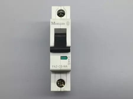  Moeller FAZ-C6-NA 1-Pole Circuit Breaker 240V 6Amp 