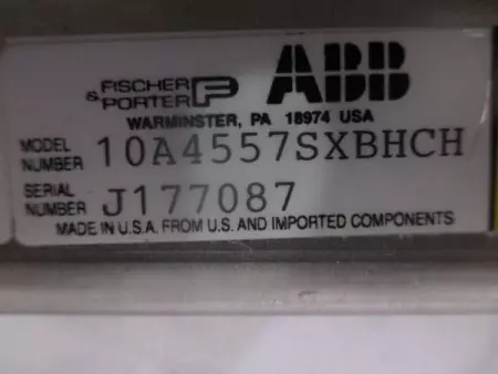 ABB 10A4557SXBHCH Flow Meter 