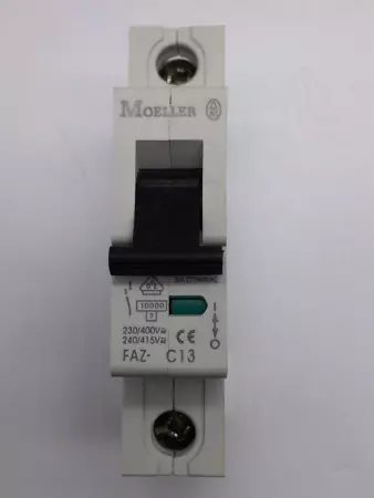 NEW Moeller FAZ-C13 1-Pole Circuit Breaker 13A, 277-480VAC, 5KA 