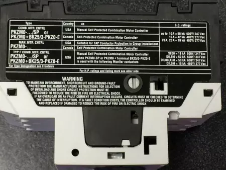 NEW Moeller PKZM0-0,25 Manual Motor Controller 