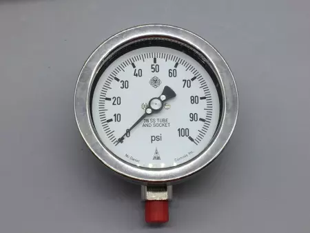 NEW McDaniel Controls AB-90930 Pressure Gauge 0-100Psi, 1/4