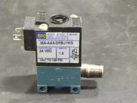  MAC 35A-AAA-DFBJ-1KG Pneumatic Solenoid Valve 3-Way 1/8