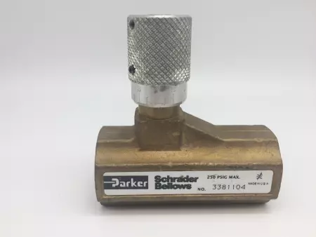  PARKER 3381104 NEEDLE VALVE 3/4