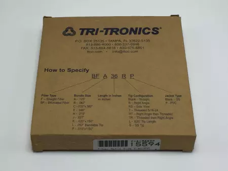 TRI-TRONICS BF-A-36-R-P FIBER OPTIC CABLE 