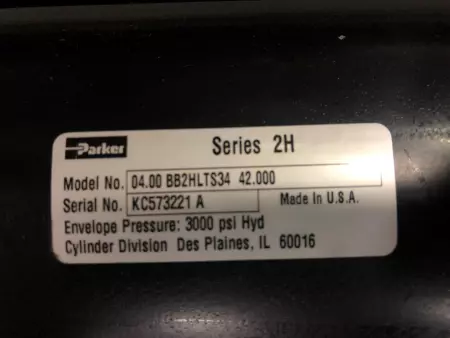 Parker 04.00 BB2HLTS34 42.00 Hydraulic Cylinder, 4