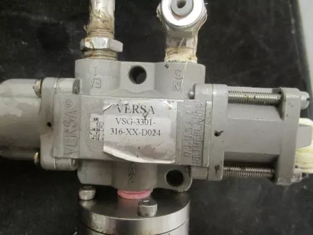  Versa VSG-3301-316-XX-D024 Valve Assembly w/Parker 71315SN2KNJ1NOC111C2 