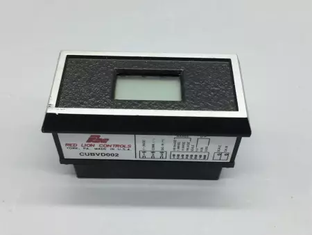  RED LION CONTROLS CUBVD002 MINIATURE DC VOLTMETER TESTED 