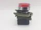  Telemecanique ZB4BW34 Red Pushbutton Light Module W/ZBV-6 Light Block 