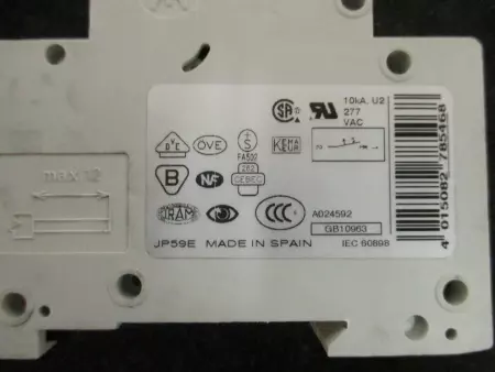  Moeller FAZ-C1/1 Circuit Breaker 277V 1Amp 
