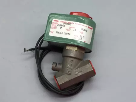 ASCO 8030B65 LOW PRESSURE SOLENOID VALVE 3/8 INCH, 15PSI PN/ 8030B65 