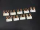  Moeller FAZ-XIS-1/2 1-Pole Feeder Bus Bar Lot of 9