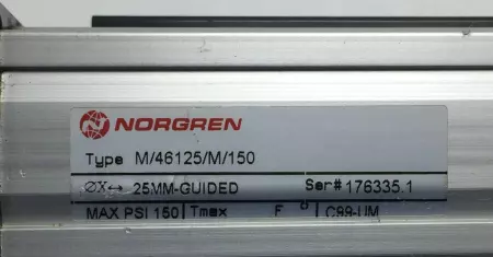 Norgren M/46125/M/150 Lintra®Pneumatic Cylinder, 25mm Bore 150mm Stroke 