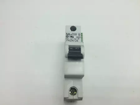  Moeller Electric FAZN-C6 1-Pole  Circuit Breaker  277V 6Amp 